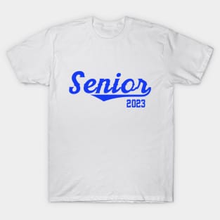 Senior 2023 with Swooping Text T-Shirt